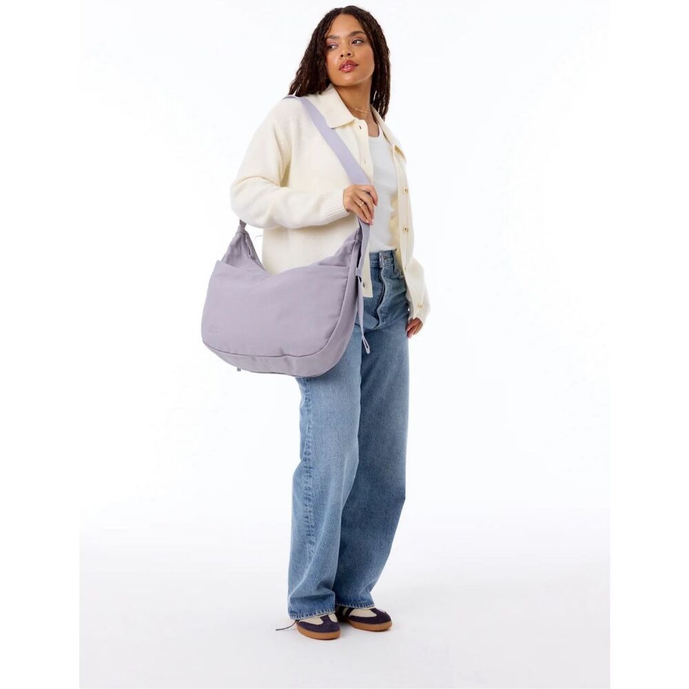 NWT BÉIS The Carryall Crossbody  in Lavender Purple - Picture 3 of 8